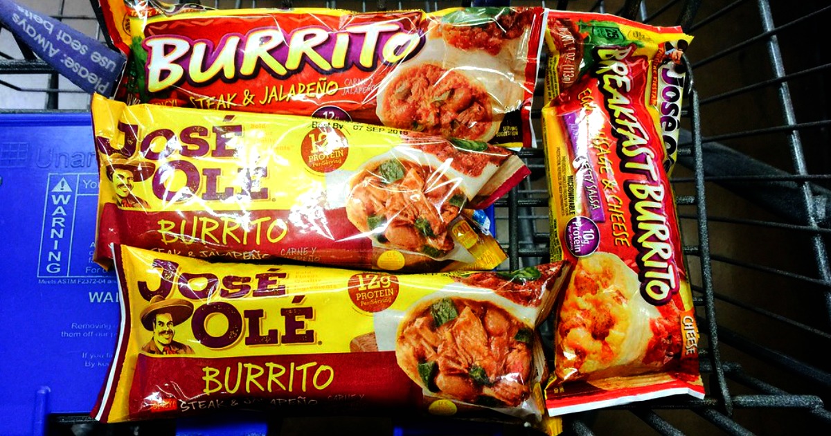 José Olé Chimichangas and Burritos Just 80¢ Each
