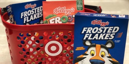 Target: Kellogg’s Frosted Flakes & Froot Loops Cereals Only $1.80 Per Box