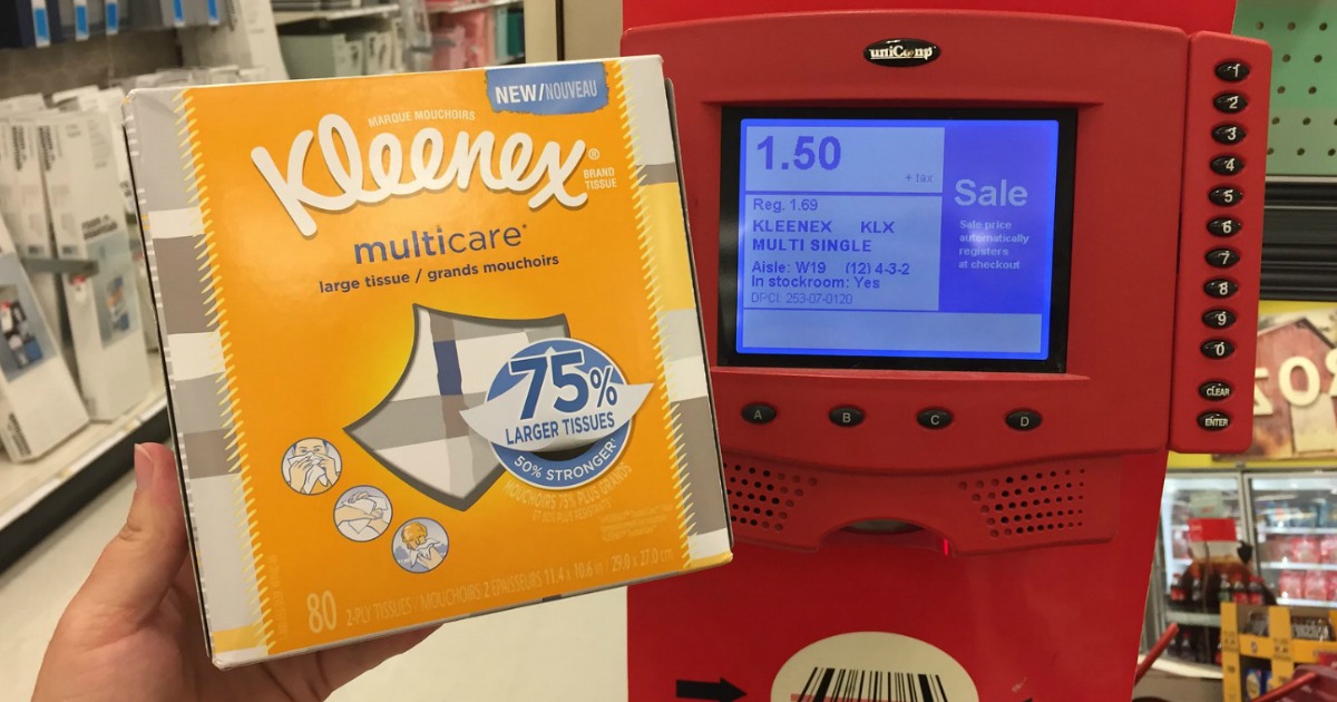 Target Kleenex Facial Tissues ONLY 50¢ (Regularly 1.69) & More