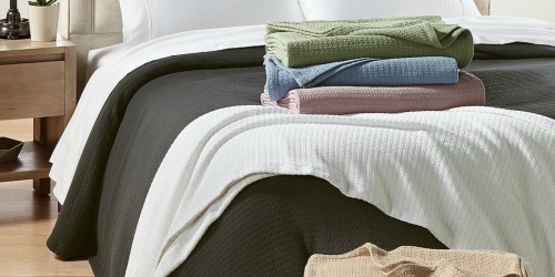 Macy’s: Ralph Lauren Classic 100% Cotton Blankets Just $17.99 + More Bedding Deals