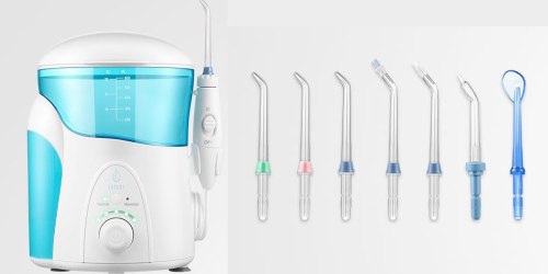 Amazon: Family Water Flosser Set Just $37.99 Shipped (Comes w/ UV Sterilizer & More)