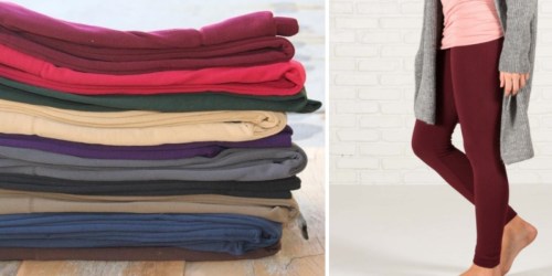 Double Fleece Lined Leggings Only $6.99 (Regularly $20)