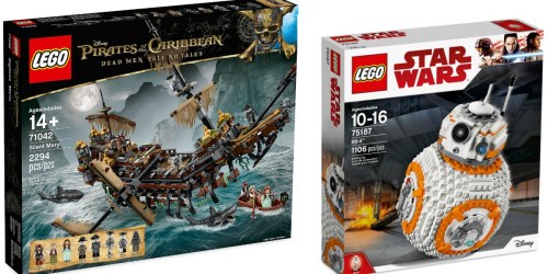 shopDisney: Up to 25% Off LEGO Sets (Pirates of The Caribbean, Star Wars & More)