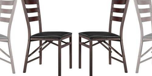 Kohl’s Cardholders: Two Highly Rated Linon Folding Chairs ONLY $30.79 Shipped