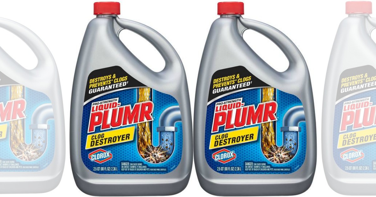 Target.com: Liquid-Plumr Pro Clog Remover 80 oz Bottles Only $4.61 Each