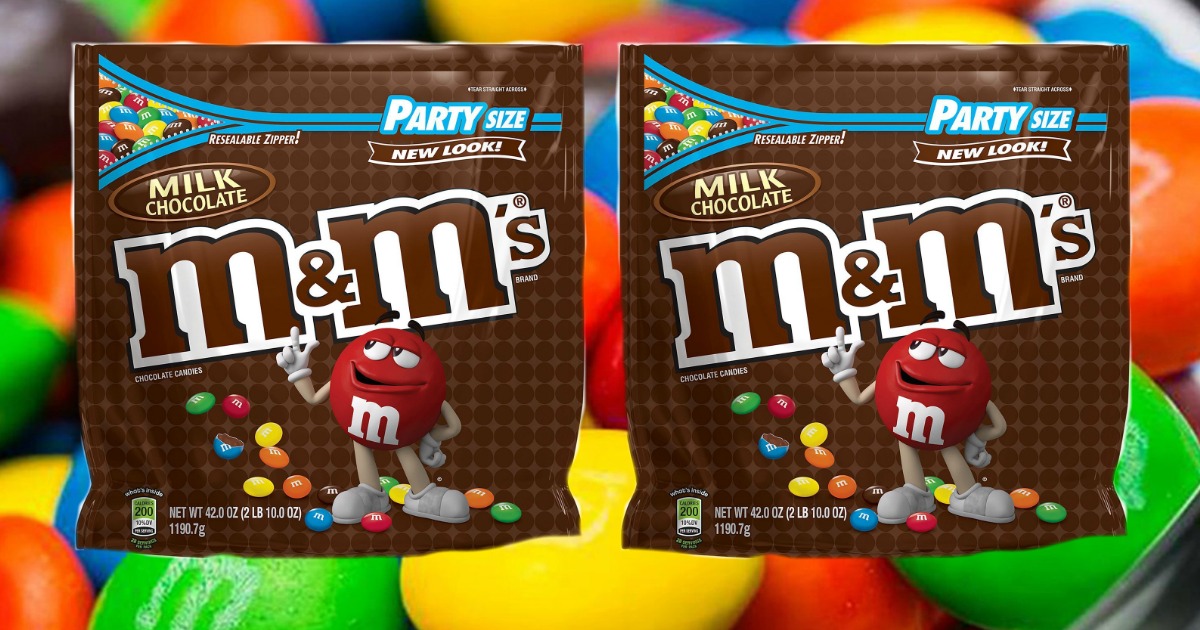 M&M'S Peanut Chocolate Candy Party Size 42 Ounce (Pack of 1) Bag