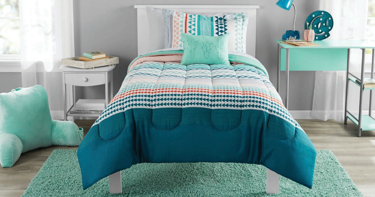 Walmart.com: Mainstays Bed-In-A-Bag Sets as Low as $11.91 ...