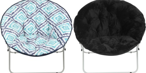 Walmart.com: Mainstays Oversize Saucer Chairs Only $19.97 (Regularly $30)