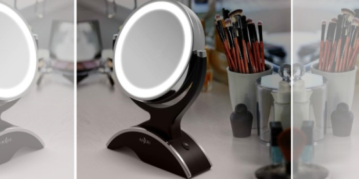 LED Lighted Makeup Mirror Only $11.99
