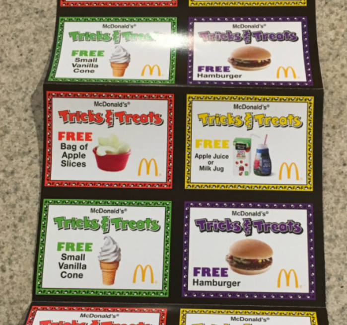 McDonald's Halloween Treat Packs Just 12 (Filled w/ Coupons for Free