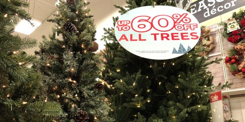 Michaels: 60% Off Artificial Christmas Trees + FREE Storage Bag