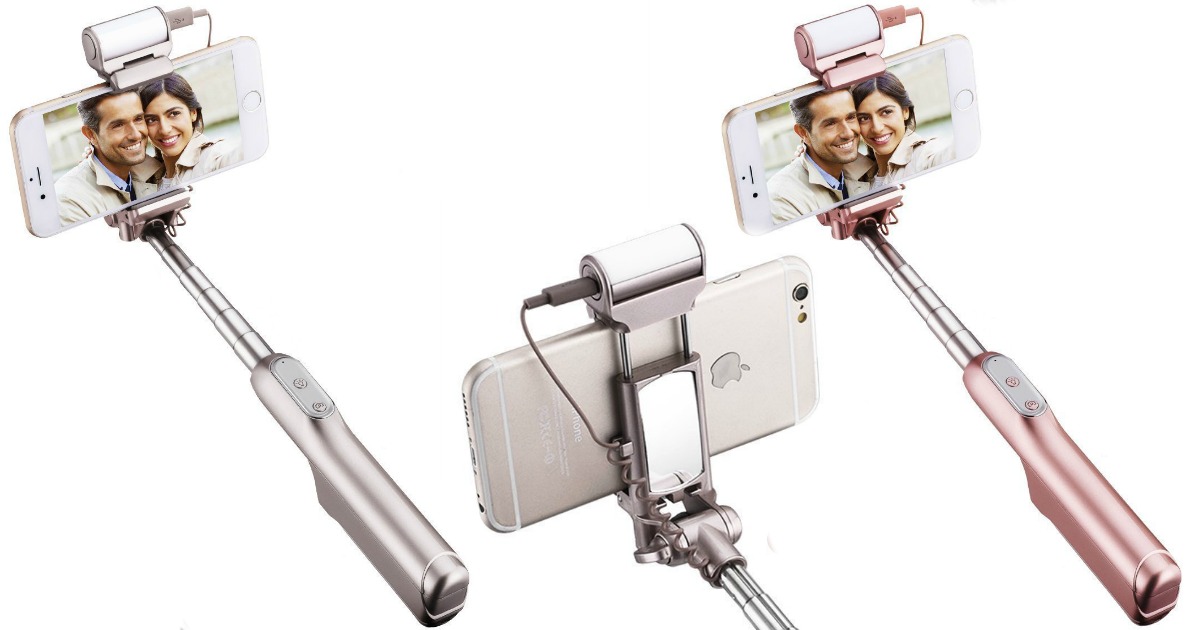 Amazon: Mpow Bluetooth Selfie Stick Only $16.99 - Hip2Save