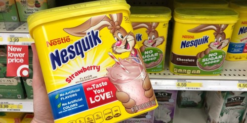 Target: Nestle Nesquik Powder Canister ONLY $1.75 (Regularly $4.59)