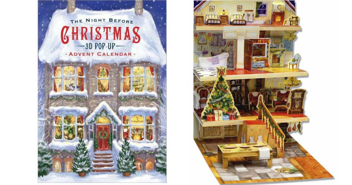 Barnes & Noble: Night Before Christmas 3D Pop Up Advent Calendar ONLY  $12.58 (Fun for Kids)