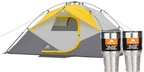 Walmart: Ozark Trail Tent AND TWO Tumblers Only $29.41