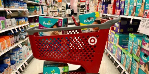 New $2/1 Pampers Diapers Coupons = Super Packs Just $18.14 Each at Target (After Gift Card)