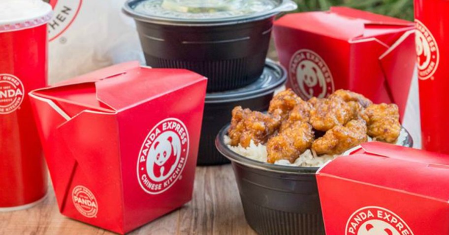 panda express boxes and bowls