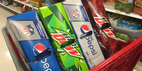 Soda 12-Packs ONLY $2.22 at Target (Coke, Pepsi, Mountain Dew & More)