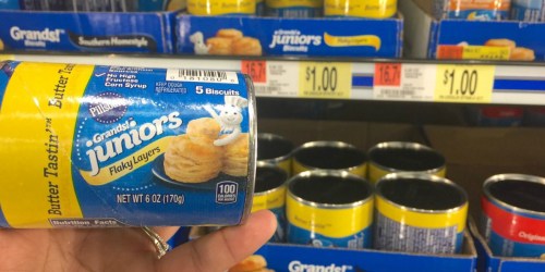 Walmart: Pillsbury Grands! Juniors Biscuits 5-Count Only 50¢