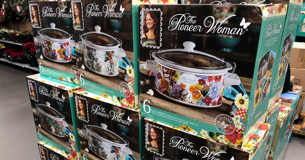 Walmart.com: Pioneer Woman 6 Quart Crock Pot Only $24.96 (Limited  Availability)