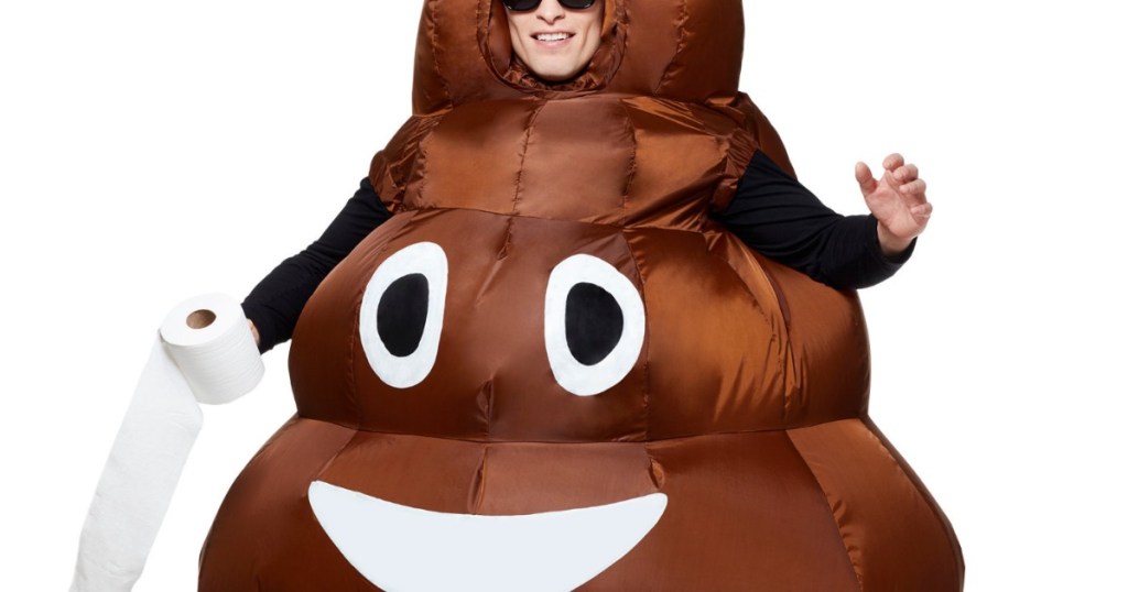 Spirit Halloween Adult Poop Emoji Inflatable Costume Only 31 99 More spirit-halloween-adult-poop-emoji-inflatable-costume-only-31-99-more