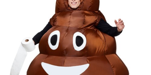 Spirit Halloween: Adult Poop Emoji Inflatable Costume Only $31.99 + More
