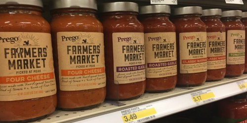 Target: Prego Farmer’s Market Pasta Sauce as Low as $1.47