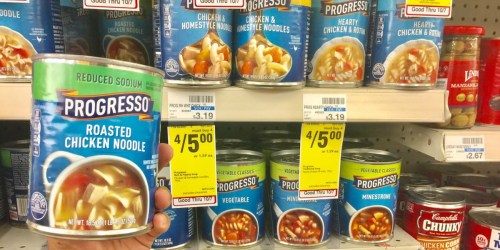 New $1/4 Progresso Products Coupons = Soup Only $1 Each at CVS