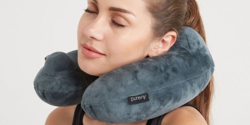 Amazon: Velvet Inflatable Travel Pillow Just $12.99 (Great Reviews)