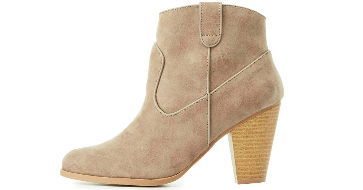 Charlotte Russe Ankle Booties Just $21 