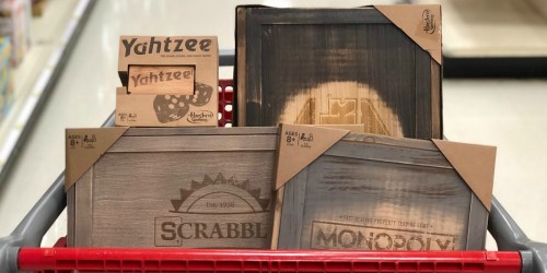 Target Shoppers! 40% Off Hasbro Rustic Wood Series Games (Yahtzee, Scrabble & More)