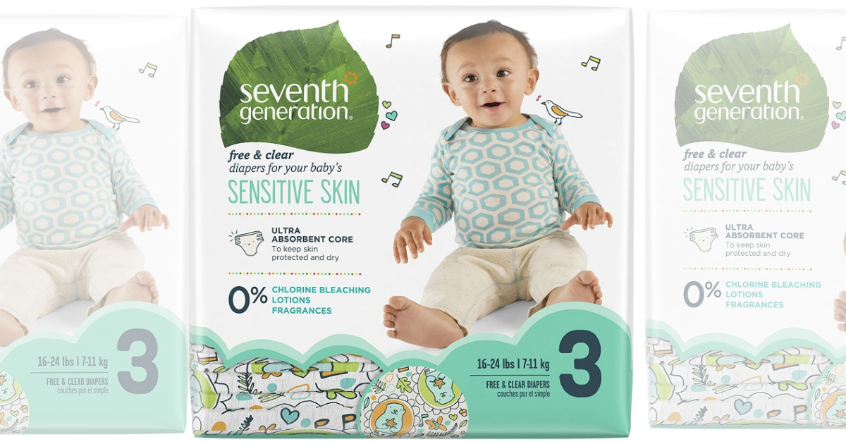 Amazon Seventh Generation Size 3 Diapers 155Count Only 28.25 Shipped