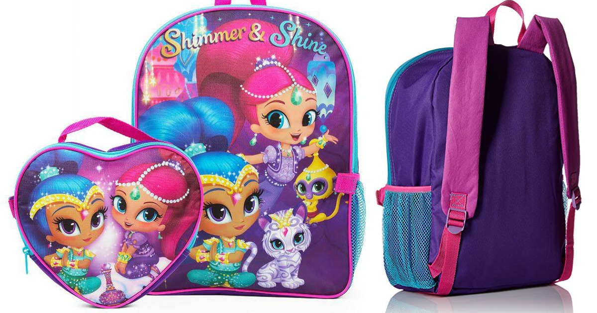 fragancia Dar tirano Amazon: Shimmer & Shine Backpack and Lunch Box Set Only $8.86 (Regularly  $20)