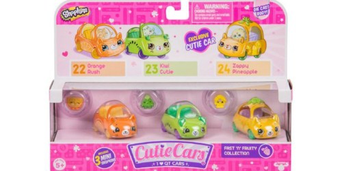 ToysRUs: Shopkins Cutie Cars 3-Pack Just $11