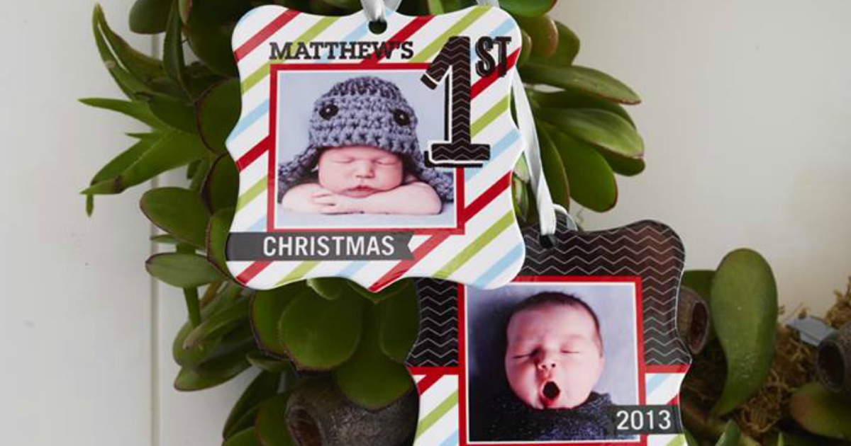Shutterfly Custom Metal Photo Ornament ONLY 6.99 Shipped (Regularly 25)