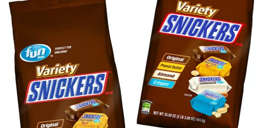 Amazon: SNICKERS Large 35oz Variety Mix Bag Only $8.68 Shipped