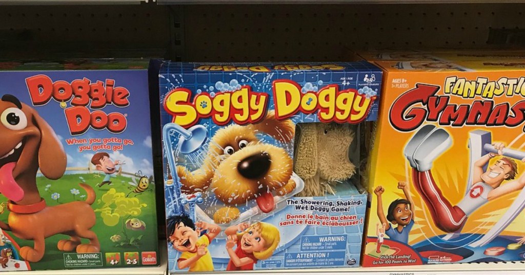 Soggy Doggy game on store shelf