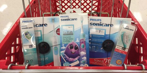 $65 Worth of New Philips Sonicare Coupons = Over 50% Off Electric Toothbrush at Target & More