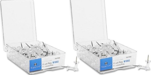 Amazon: Sparco Push Pins 100-Count Only $1.48