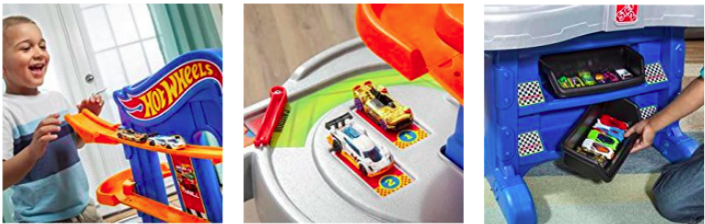 hot wheels play table with storage