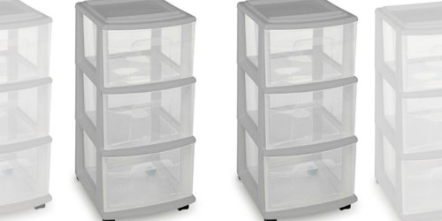 Walmart.com: TWO Mainstay 3-Drawer Carts Only $11.98 (Just $6 Each)