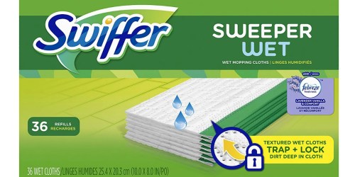 Amazon Prime: Swiffer Sweeper Wet Mopping Cloths 36-Count Refills Only $7.90 Shipped