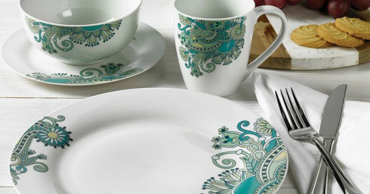 0 Beautiful 16-Piece Dinnerware Sets Only $16.80 Shipped (Regularly $60) - Hip2Save