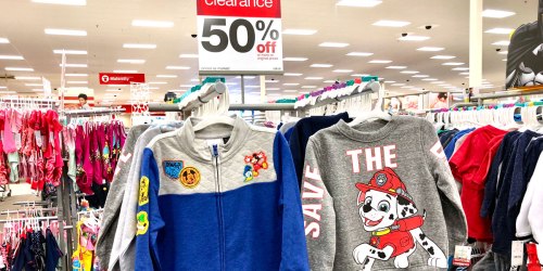 Target Clearance: 50%-70% Off Toddler Jackets, Sweatshirts, Tees & More