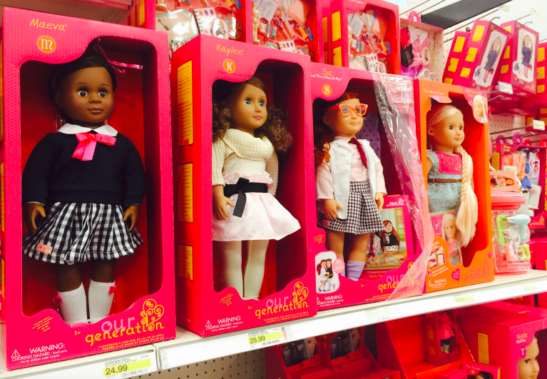 target our generation dolls names