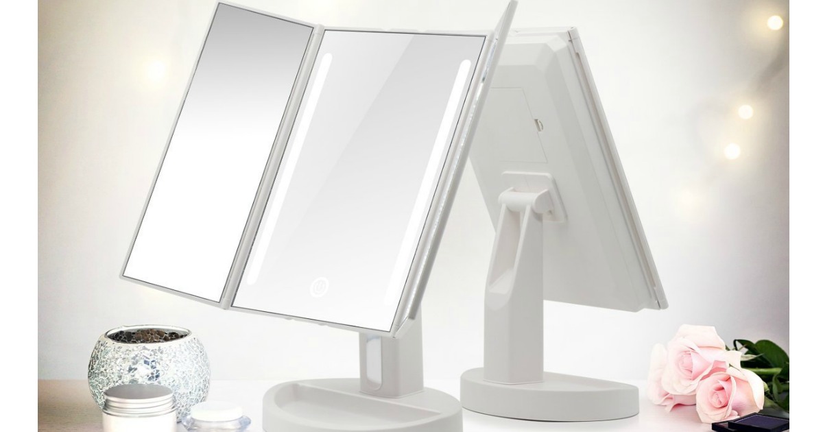 Amazon: LED Lighted Makeup Mirror ONLY $19.79 Shipped • Hip2Save