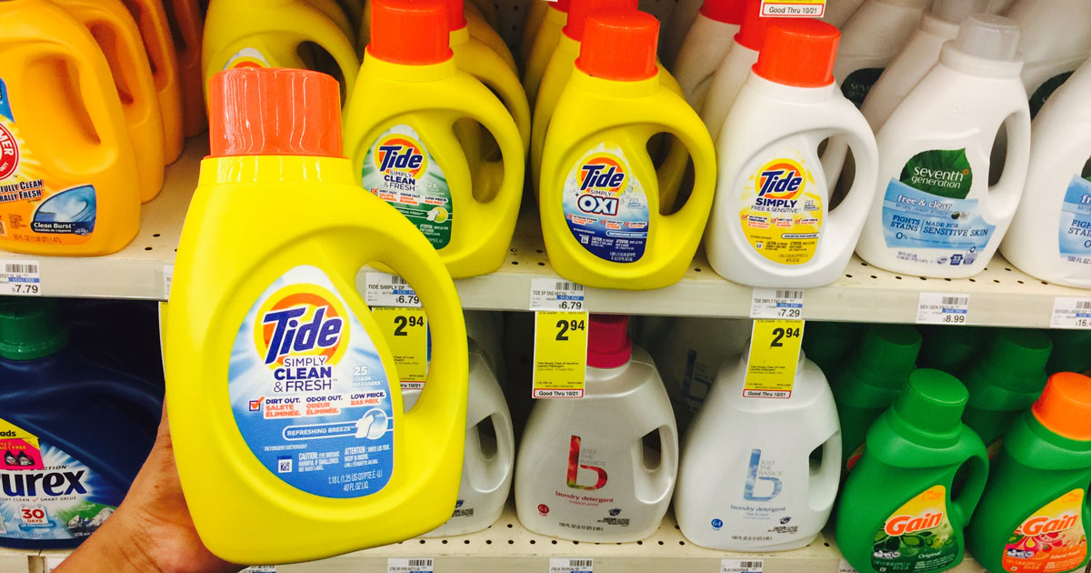 Tide Simply Detergent As Low As 1.94 at CVS & Walgreens (Just Use Your Phone)