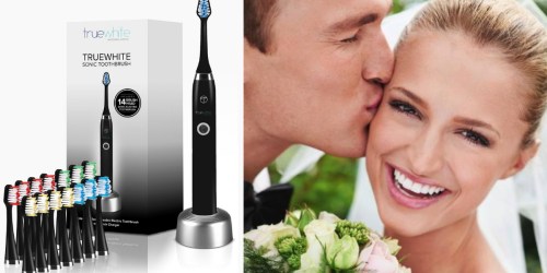 TrueWhite Sonic Toothbrush with 14 Replacement Brush Heads Only $34.99 Shipped
