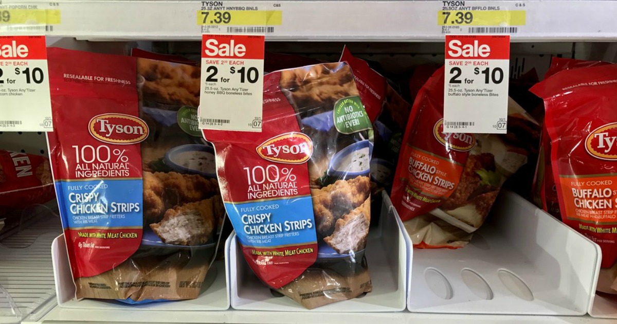 Target: Tyson Chicken Strips Bags as Low as $2.75 (After Cash Back)