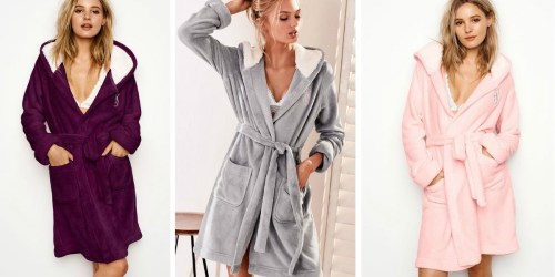 Victoria’s Secret: Cozy Hooded Short Robe Only $35.10 (Regularly $58.50) + More